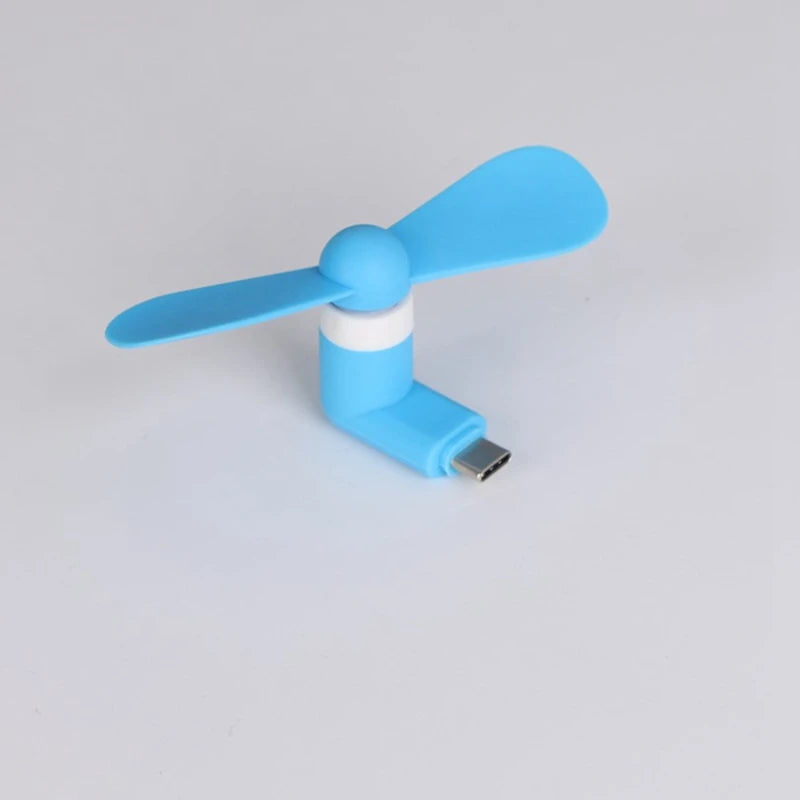 Mini ventilateur portable USB-C 2 en 1