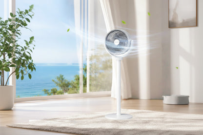 Ventilateur 3-en-1 Moderne Rechargeable USB-C – Silencieux, 5 Vitesses et Hauteur Réglable