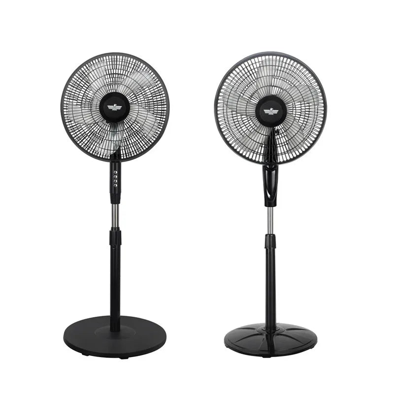 Ventilateur Sur Pied Télécommandé 5 Pales – Oscillant, Puissant et Économe en Énergie