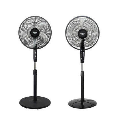 Ventilateur Sur Pied Télécommandé 5 Pales – Oscillant, Puissant et Économe en Énergie