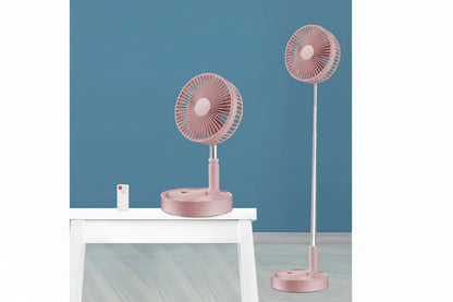 Ventilateur Portable Pliable et Télescopique 7200 mAh – Rechargeable USB, Télécommande et 4 Vitesses