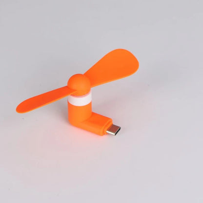 Mini ventilateur portable USB-C 2 en 1