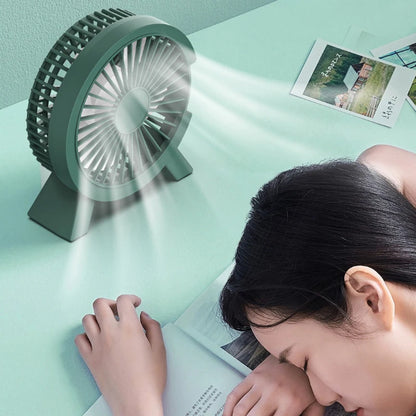 Mini Ventilateur USB Portable Silencieux - Refroidisseur Électrique pour Bureau, Camping et Ordinateur Portable