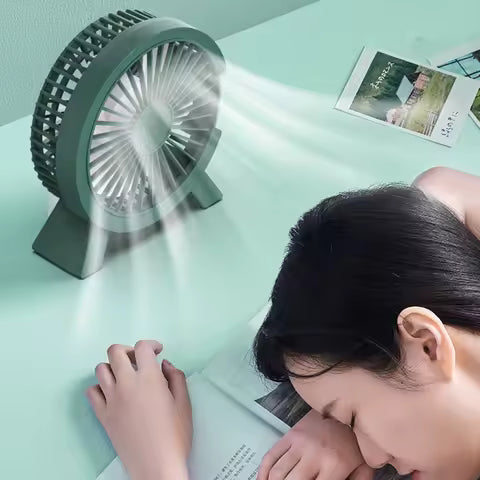 Mini Ventilateur USB Portable Silencieux - Refroidisseur Électrique pour Bureau, Camping et Ordinateur Portable