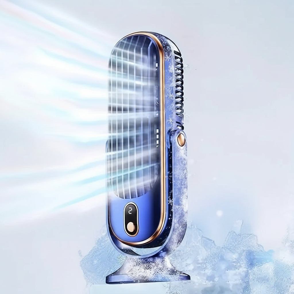 Ventilateur Refroidisseur d'Air Portable 5 Vitesses - Compact et Autonome