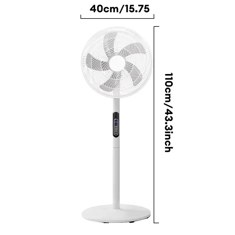 Ventilateur Sur Pied 16 Pouces – Puissant, Oscillant, Télécommande et Minuterie