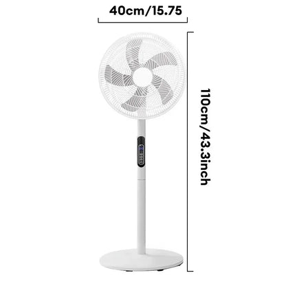 Ventilateur Sur Pied 16 Pouces – Puissant, Oscillant, Télécommande et Minuterie