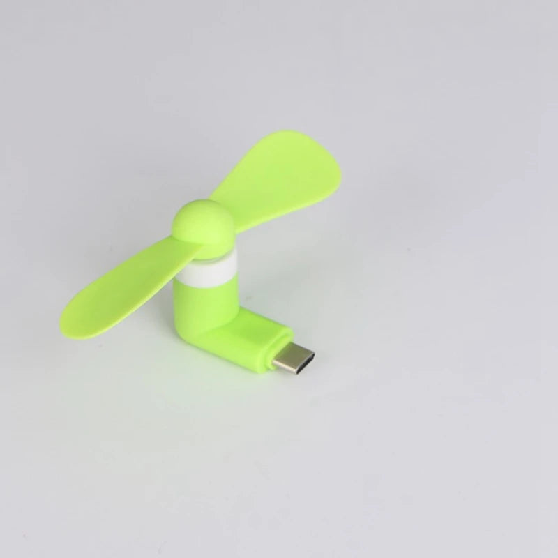 Mini ventilateur portable USB-C 2 en 1