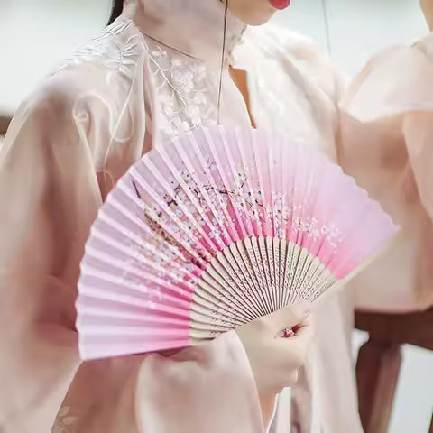Éventail Pliable pour Femme - Idéal Danse, Mariage & Été