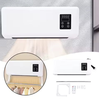 Climatiseur Mural Compact : Chauffage & Refroidissement avec Télécommande (Prises UE/UK/US)