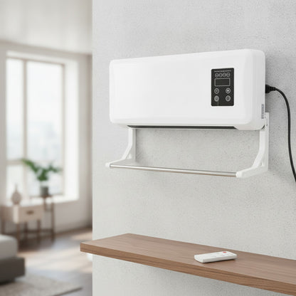 Climatiseur Mural Compact : Chauffage & Refroidissement avec Télécommande (Prises UE/UK/US)