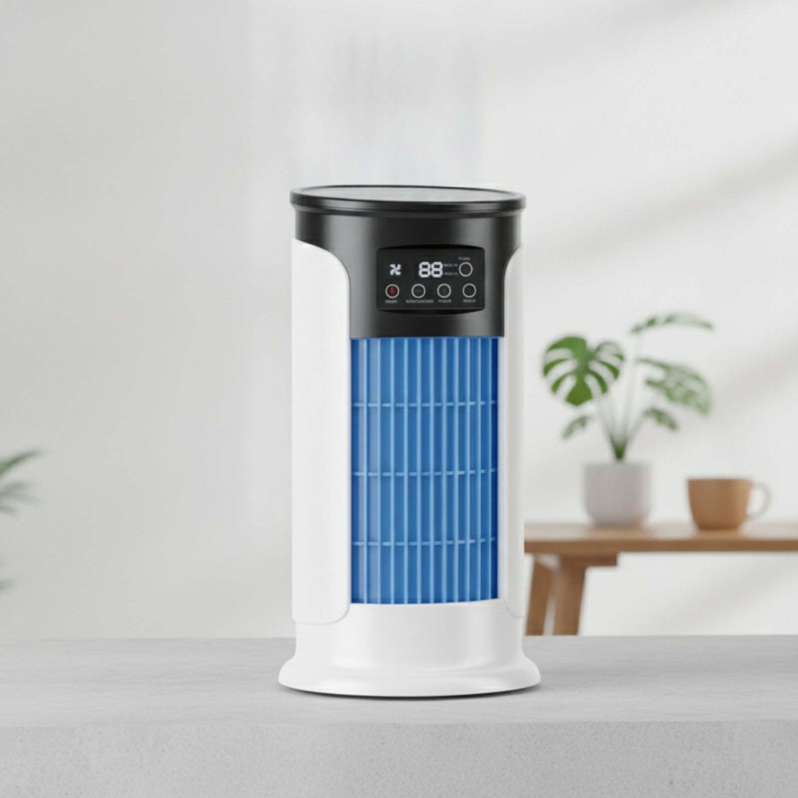 Climatiseur Portable Évaporatif – Ventilateur Refroidisseur d'Air 6 Vitesses