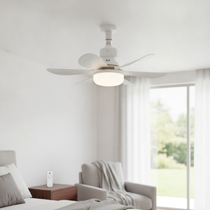 Ventilateur de Plafond LED 30W avec Télécommande et Gradation - E27, 85-265V