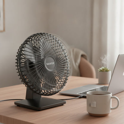 Ventilateur USB Portable Silencieux : Fraîcheur Discrète au Bureau et en Déplacement