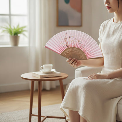 Éventail Pliable pour Femme - Idéal Danse, Mariage & Été
