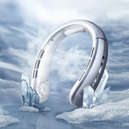 Ventilateur de Cou USB 8000 mAh : Silencieux, Rechargeable avec Affichage LED