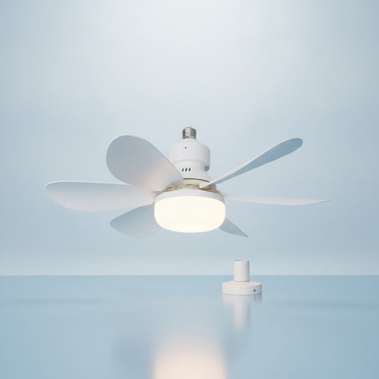Ventilateur de Plafond LED 30W avec Télécommande et Gradation - E27, 85-265V